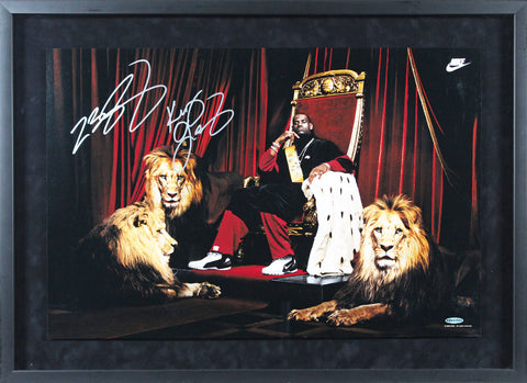 Cavaliers LeBron James "King James" Signed Framed 16x24 Photo UDA BAS & PSA LOA
