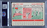 Cubs Ernie Banks 1956 Topps #15 Card Graded Good-2 PSA Slabbed