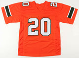 Bernie Kosar Signed Miami Hurricanes Orange Jersey (PSA Holo)1983 National Champ