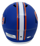 D. J. Lagway Signed/Inscr Blue Matte Full Size Replica Helmet Florida JSA 197048