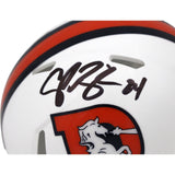 Champ Bailey Autographed/Signed Denver Broncos 23 Alt Mini Helmet Beckett 48653