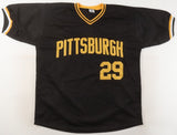 Rick Rhoden Signed Pittsburgh Pirates Jersey (TSE) 2xAll Star Pitcher 1976 & 86