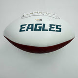 Autographed/Signed LeSean McCoy Eagles F/S White Panel Logo JSA COA