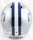 Jimmy Johnson Signed Dallas Cowboys F/S Speed Helmet w/HOF - Beckett W Hologram