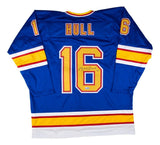 Brett Hull St. Louis Signed Blue Hockey Jersey GTSM