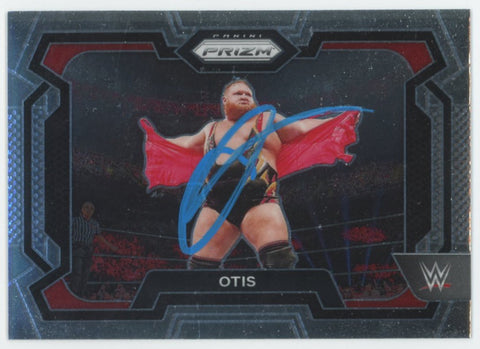 Otis WWE Authentic Signed 2024 Panini Prizm #85 Card BAS #BS86868