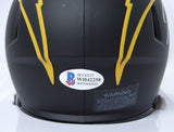 Joey Bosa Autographed Chargers Eclipse Speed Mini Helmet- Beckett W *Silver