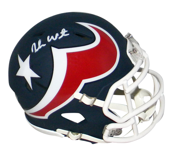 DESHAUN WATSON AUTOGRAPHED SIGNED HOUSTON TEXANS AMP SPEED MINI HELMET BECKETT