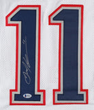 Julian Edelman Signed New England Patriots Jersey Beckett /3xSuper Bowl Champion