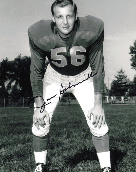 Joe Schmidt Autographed Signed 8x10 Photo Detroit Lions SKU #245896