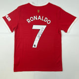 Autographed/Signed Cristiano Ronaldo Manchester United Jersey Beckett COA/LOA