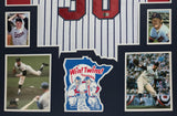 CUSTOM FRAMED MINNESOTA TWINS JIM KAAT AUTOGRAPHED SIGNED JERSEY BECKETT HOLO