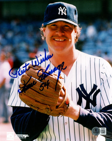 Goose Gossage Autographed/Signed New York Yankees 8x10 Photo Best Wishes 57874