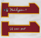 Mark Rypien "SB XXVI MVP" Authentic Signed White Pro Style Jersey BAS Witnessed