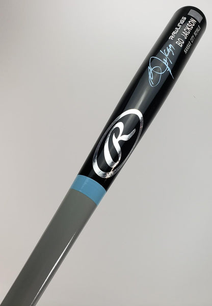 Bo Jackson Signed Rawlings Player Model Bat (Beckett) 2 Sports Star K.C. Royals
