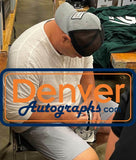 Sebastian Janikowski Autographed Oakland Raiders VSR4 Mini Helmet BAS 34054