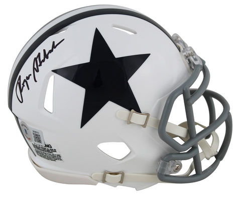 Cowboys Roger Staubach Authentic Signed 60-63 TB Speed Mini Helmet BAS Witnessed