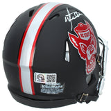 Mario Williams Autographed NC State Wolfpack Alternate Speed Mini Helmet GTSM