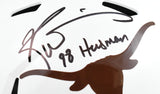Ricky Williams Signed Longhorns F/S Speed Helmet w/Heisman- Beckett W Hologram
