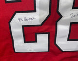 Steve Larmer Signed Chicago Blackhawks Jersey (JSA COA) See Description