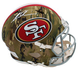 Mike Evans Signed San Francisco 49ers Speed Authentic Camo NFL Helmet