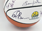 1978-79 NBA Champions Sonics Autographed Basketball 9 Sigs (Smudged) MCS 70320