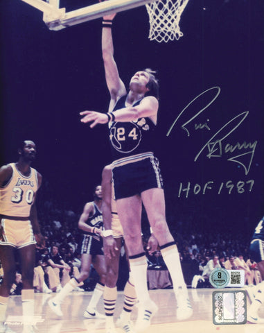 Rick Barry Autographed Signed 8x10 Photo Warriors "HOF 1987" Beckett QR #BS12754