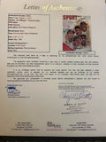 Koufax, DiMaggio, and Mays 3X Autographed Sport Magazine Cover from 1969 JSA LOA