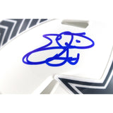 Emmitt Smith Autographed Dallas Cowboys 24 STS Mini Helmet Beckett Witness 51443
