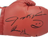 Sugar Ray Leonard & Thomas "Hitman" Hearns Signed Red Everlast Glove RH JSA
