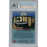 Eric Dickerson Autographed 99 Topps Slabbed Trading Card Beckett 50659