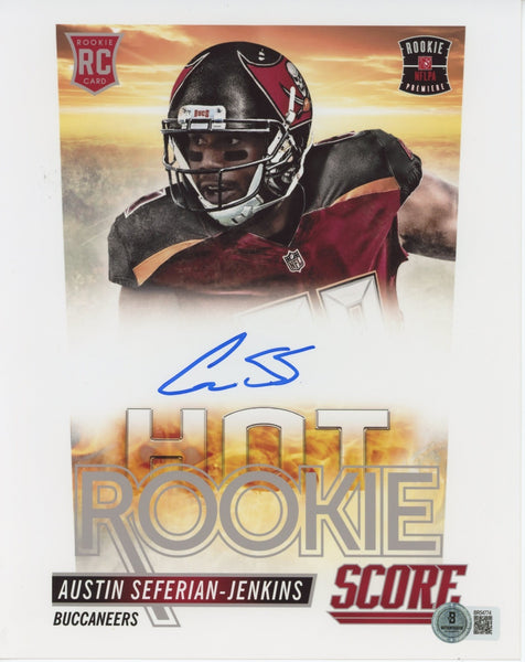 Buccaneers Austin Seferian-Jenkins Authentic Signed 8x10 Photo BAS #BR54774