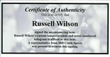 RUSSELL WILSON AUTOGRAPHED FRAMED 12TH MAN FLAG SEATTLE SEAHAWKS RW HOLO 200935