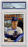 Robert Wuhl Signed Bull Durham 2016 Topps Archives Hockett Card #BD-LH (PSA/DNA)