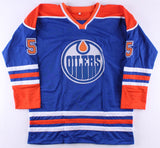 Steve Smith Signed Edmonton Oilers Jersey (Beckett COA) 3x Stanley Cup Winner
