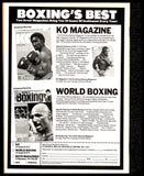 Thomas Hit Man Hearns Autographed Signed Magazine Beckett BAS QR #BM37858