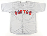 Johnny Damon Signed Boston Red Sox Gray Road Jersey (Beckett) 2xSeries Champion