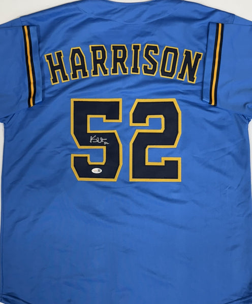 KYLE HARRISON Signed Custom Replica Alternate Brewers Jersey AUTO - JSA
