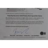 Selmon Sapp Lynch Brooks Barber Tampa Bay Buccaneers Mini Helmet Beckett 51008