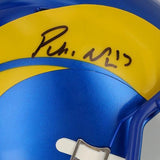 Puka Nacua Los Angeles Rams Autographed Riddell Speed Mini Helmet