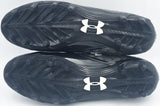 ERNEST JONES IV AUTOGRAPHED PAIR OF UNDER ARMOUR CLEATS SEAHAWKS MCS HOLO