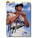 Ryan Turner Autographed/Signed 1992 Upper Deck #710 Trading Card Beckett 59193