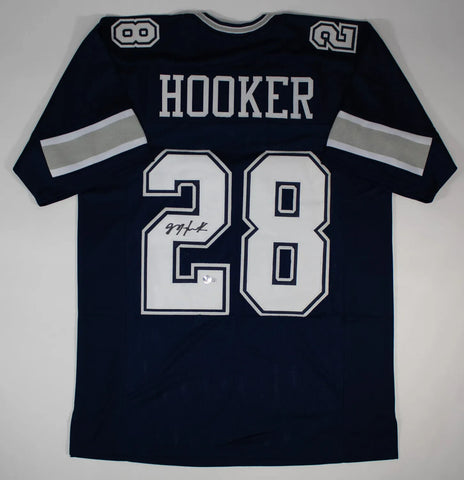 Malik Hooker Signed Dallas Cowboys Jersey (Beckett) 2014 NCAA National Champton