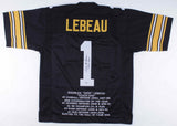 Dick LeBeau Signed Steelers Stat Jersey Inscribed HOF 2010 (Beckett COA)