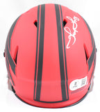 Thurman Thomas Autographed Buffalo Bills Rave Speed Mini Helmet - Beckett W Holo