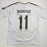 Autographed/Signed Rodrygo Silva de Goes Real Madrid White Jersey Beckett COA