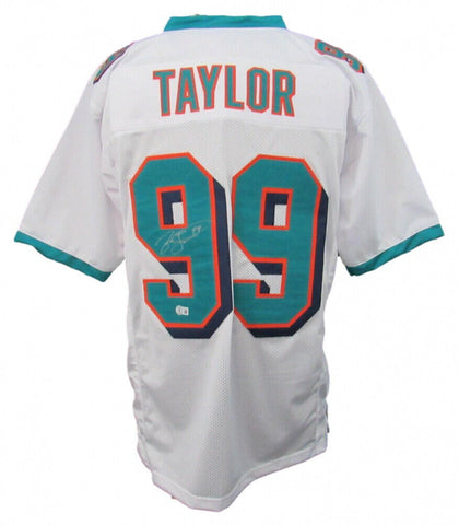 Jason Taylor Signed Miami Dolphins Jersey (Beckett COA) HOF Class of 2017 D.E.