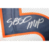 Von Miller Autographed Pro Style Size XL White Jersey SB MVP Beckett WIT 54693