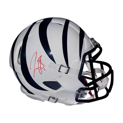 Joe Burrow Autographed Bengals OFA 22 Authentic Full Size Helmet - Fanatics
