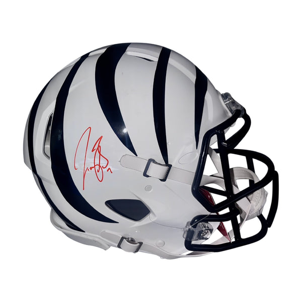 Joe Burrow Autographed Bengals OFA 22 Authentic Full Size Helmet - Fanatics